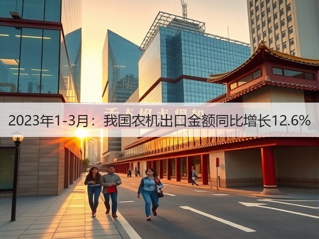 2023年1-3月:我国农机出口金额同比增长12.6%(图3) 2023年1-3月:我国农机出口金额同比增长12.6%(图3)