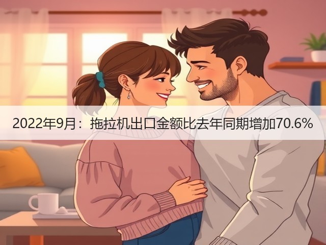 2022年9月:拖拉机出口金额比去年同期增加70.6%(图2) 2022年9月:拖拉机出口金额比去年同期增加70.6%(图2)