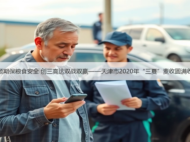 稳预期保粮食安全 创三高达双战双赢——天津市2020年“三夏”麦收圆满收官(图3)
