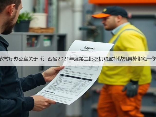 江西省农业农村厅办公室关于《江西省2021年度第二批农机购置补贴机具补贴额一览表》的公示(图2) 江西省农业农村厅办公室关于《江西省2021年度第二批农机购置补贴机具补贴额一览表》的公示(图2)