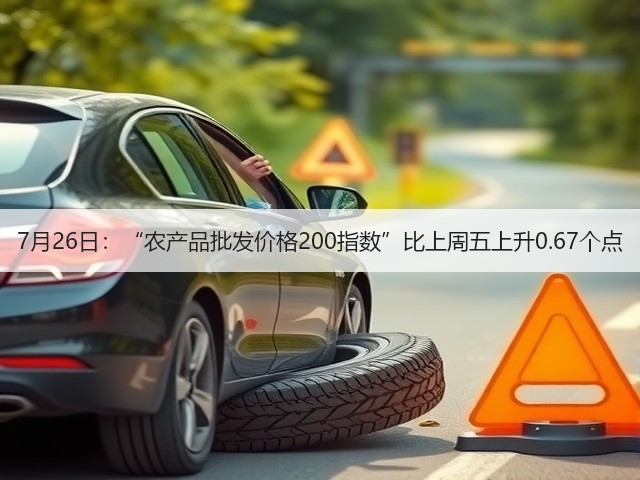 7月26日:“农产品批发价格200指数”比上周五上升0.67个点(图2) 7月26日:“农产品批发价格200指数”比上周五上升0.67个点(图2)