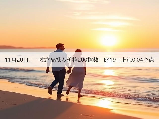 11月20日:“农产品批发价格200指数”比19日上涨0.04个点(图2) 11月20日:“农产品批发价格200指数”比19日上涨0.04个点(图2)