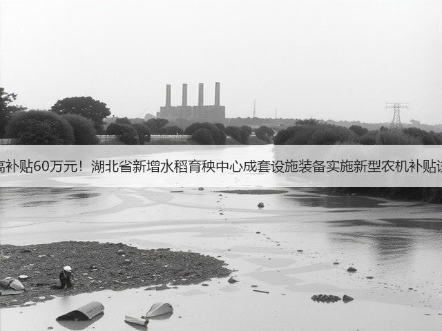 最高补贴60万元！湖北省新增水稻育秧中心成套设施装备实施新型农机补贴试点(图1)