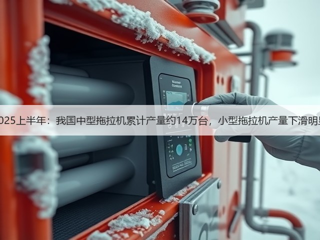 2025上半年：我国中型拖拉机累计产量约14万台，小型拖拉机产量下滑明显(图2)