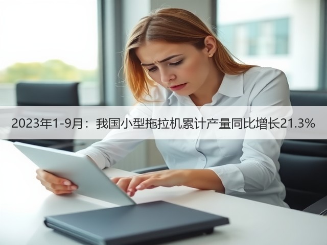 2023年1-9月:我国小型拖拉机累计产量同比增长21.3%(图2) 2023年1-9月:我国小型拖拉机累计产量同比增长21.3%(图2)