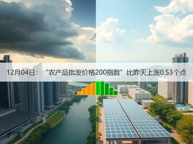 12月04日:“农产品批发价格200指数”比昨天上涨0.53个点(图2) 12月04日:“农产品批发价格200指数”比昨天上涨0.53个点(图2)