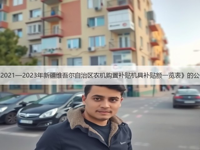 《2021—2023年新疆维吾尔自治区农机购置补贴机具补贴额一览表》的公示(图1)