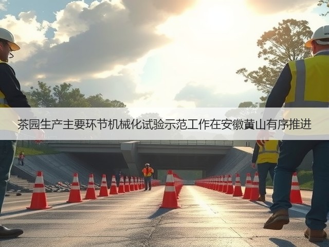 茶园生产主要环节机械化试验示范工作在安徽黄山有序推进(图2) 茶园生产主要环节机械化试验示范工作在安徽黄山有序推进(图2)