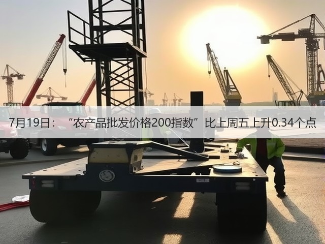 7月19日:“农产品批发价格200指数”比上周五上升0.34个点(图2) 7月19日:“农产品批发价格200指数”比上周五上升0.34个点(图2)