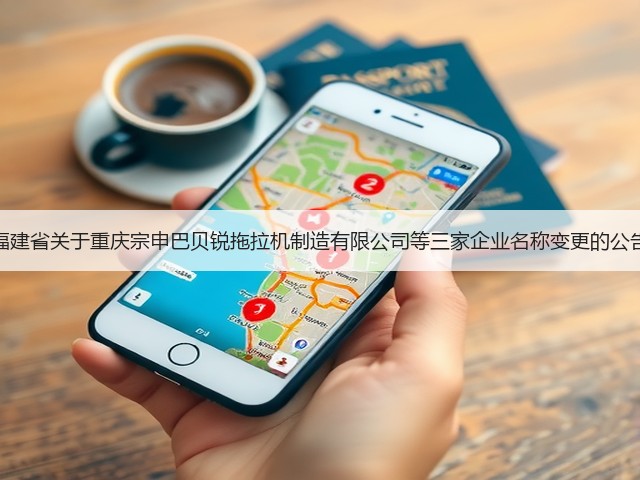福建省关于重庆宗申巴贝锐拖拉机制造有限公司等三家企业名称变更的公告(图2) 福建省关于重庆宗申巴贝锐拖拉机制造有限公司等三家企业名称变更的公告(图2)
