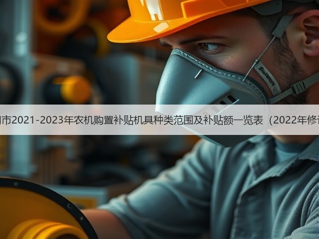 厦门市2021-2023年农机购置补贴机具种类范围及补贴额一览表（2022年修订）(图1)