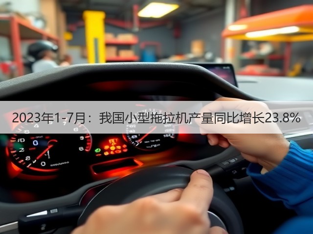 2023年1-7月：我国小型拖拉机产量同比增长23.8%(图3)