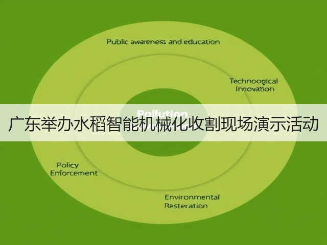 广东举办水稻智能机械化收割现场演示活动(图1) 广东举办水稻智能机械化收割现场演示活动(图1)