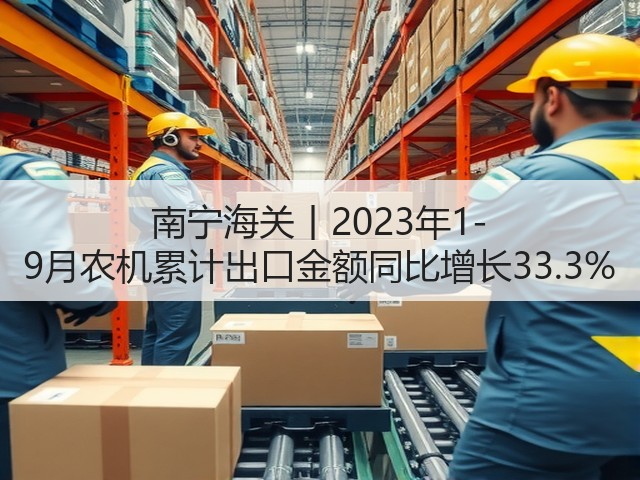 南宁海关丨2023年1-9月农机累计出口金额同比增长33.3%(图3) 南宁海关丨2023年1-9月农机累计出口金额同比增长33.3%(图3)
