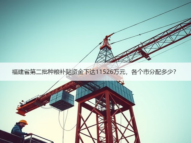 福建省第二批种粮补贴资金下达11526万元,各个市分配多少?(图3) 福建省第二批种粮补贴资金下达11526万元,各个市分配多少?(图3)