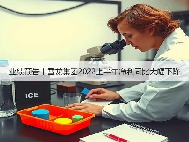 业绩预告丨雪龙集团2022上半年净利同比大幅下降(图1) 业绩预告丨雪龙集团2022上半年净利同比大幅下降(图1)