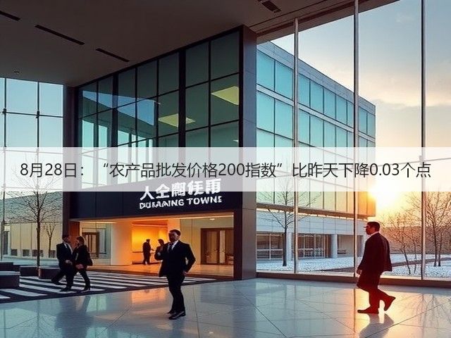 8月28日：“农产品批发价格200指数”比昨天下降0.03个点(图3)
