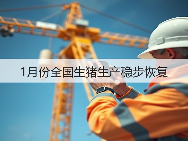 1月份全国生猪生产稳步恢复(图2) 1月份全国生猪生产稳步恢复(图2)