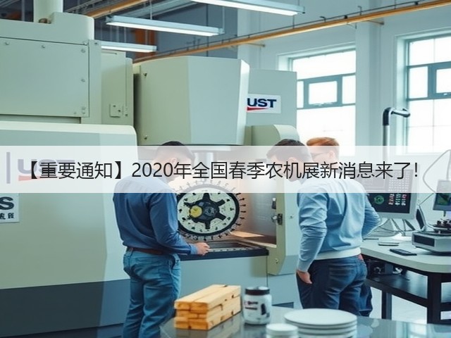 【重要通知】2020年全国春季农机展新消息来了！(图3)