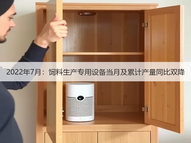 2022年7月:饲料生产专用设备当月及累计产量同比双降(图1) 2022年7月:饲料生产专用设备当月及累计产量同比双降(图1)
