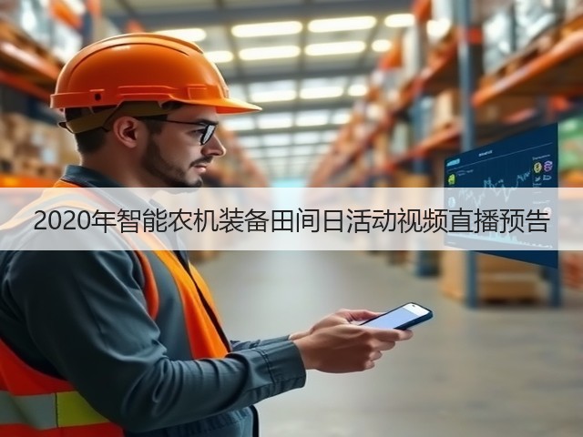 2020年智能农机装备田间日活动视频直播预告(图1) 2020年智能农机装备田间日活动视频直播预告(图1)