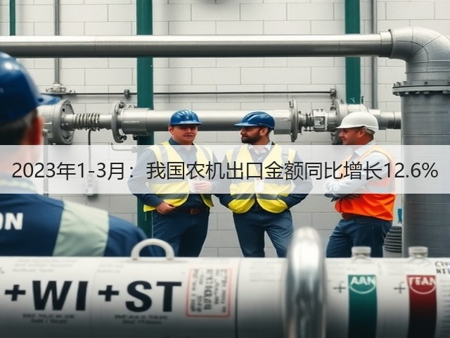 2023年1-3月:我国农机出口金额同比增长12.6%(图2) 2023年1-3月:我国农机出口金额同比增长12.6%(图2)