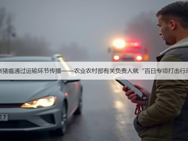 坚决防止非洲猪瘟通过运输环节传播——农业农村部有关负责人就“百日专项打击行动”答记者问(图3) 坚决防止非洲猪瘟通过运输环节传播——农业农村部有关负责人就“百日专项打击行动”答记者问(图3)