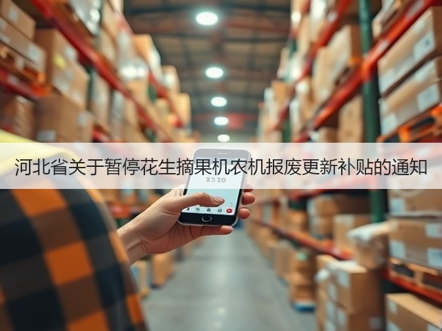 河北省关于暂停花生摘果机农机报废更新补贴的通知(图3)