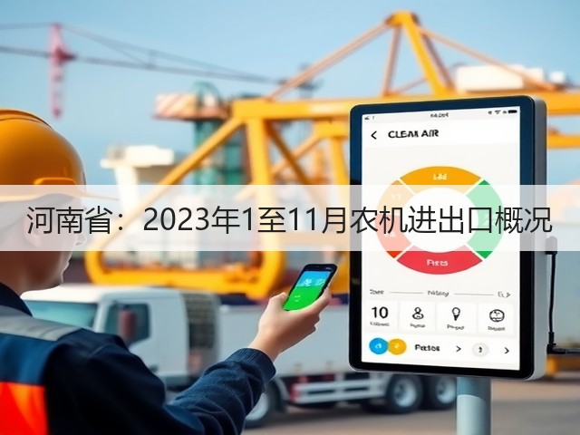 河南省：2023年1至11月农机进出口概况(图1)