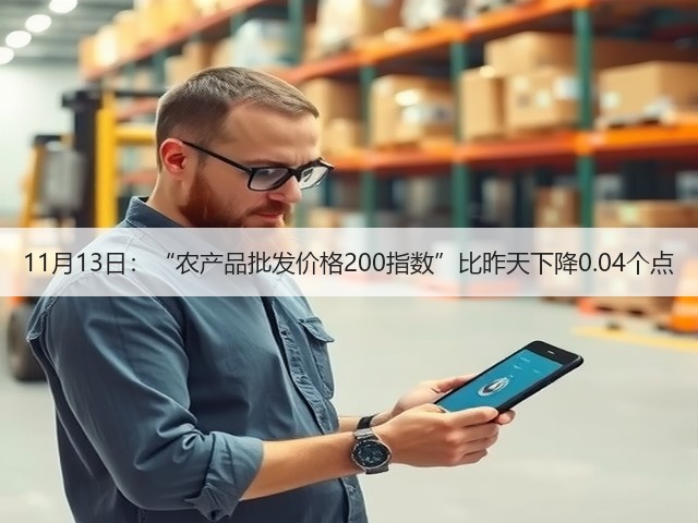 11月13日:“农产品批发价格200指数”比昨天下降0.04个点(图1) 11月13日:“农产品批发价格200指数”比昨天下降0.04个点(图1)