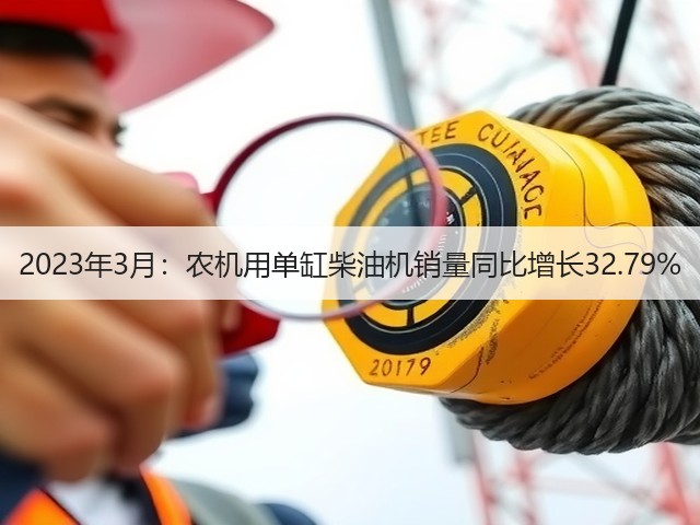 2023年3月:农机用单缸柴油机销量同比增长32.79%(图3) 2023年3月:农机用单缸柴油机销量同比增长32.79%(图3)