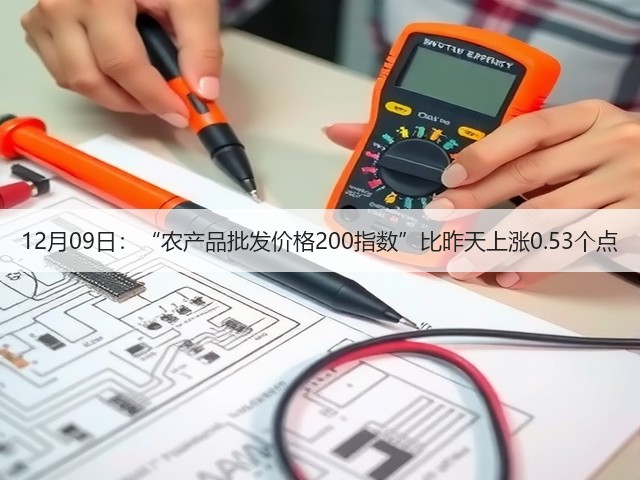 12月09日:“农产品批发价格200指数”比昨天上涨0.53个点(图1) 12月09日:“农产品批发价格200指数”比昨天上涨0.53个点(图1)