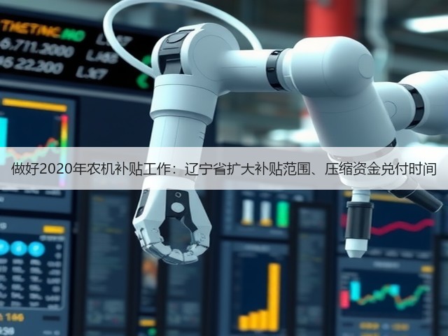 做好2020年农机补贴工作:辽宁省扩大补贴范围、压缩资金兑付时间(图2) 做好2020年农机补贴工作:辽宁省扩大补贴范围、压缩资金兑付时间(图2)