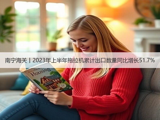 南宁海关丨2023年上半年拖拉机累计出口数量同比增长51.7%(图1)