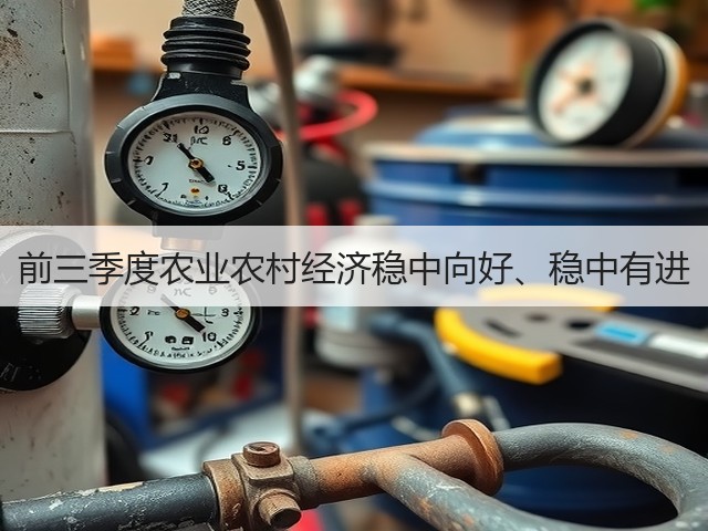 前三季度农业农村经济稳中向好、稳中有进(图2)