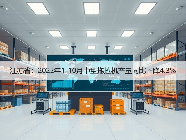 江苏省:2022年1-10月中型拖拉机产量同比下降4.3%(图2) 江苏省:2022年1-10月中型拖拉机产量同比下降4.3%(图2)