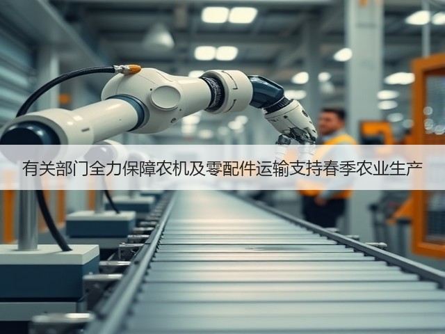有关部门全力保障农机及零配件运输支持春季农业生产(图1) 有关部门全力保障农机及零配件运输支持春季农业生产(图1)