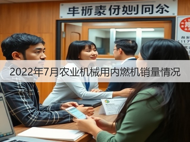 2022年7月农业机械用内燃机销量情况(图1) 2022年7月农业机械用内燃机销量情况(图1)
