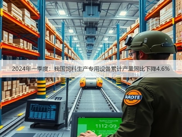 2024年一季度:我国饲料生产专用设备累计产量同比下降4.6%(图1) 2024年一季度:我国饲料生产专用设备累计产量同比下降4.6%(图1)