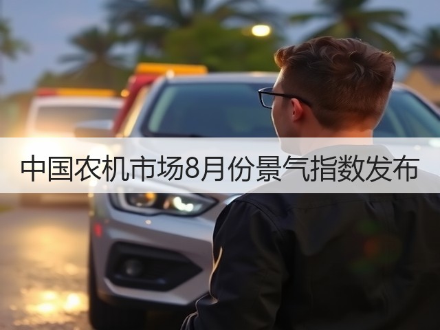 中国农机市场8月份景气指数发布(图1)