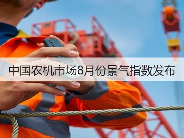 中国农机市场8月份景气指数发布(图2)