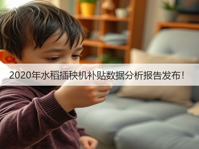 2020年水稻插秧机补贴数据分析报告发布!(图1) 2020年水稻插秧机补贴数据分析报告发布!(图1)