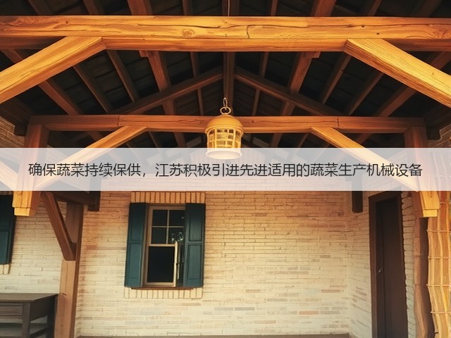确保蔬菜持续保供,江苏积极引进先进适用的蔬菜生产机械设备(图1) 确保蔬菜持续保供,江苏积极引进先进适用的蔬菜生产机械设备(图1)