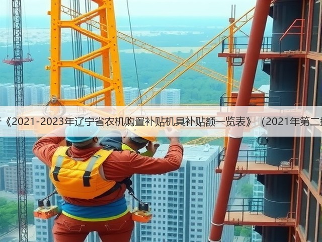 辽宁省关于《2021-2023年辽宁省农机购置补贴机具补贴额一览表》(2021年第二批)的通告(图1) 辽宁省关于《2021-2023年辽宁省农机购置补贴机具补贴额一览表》(2021年第二批)的通告(图1)