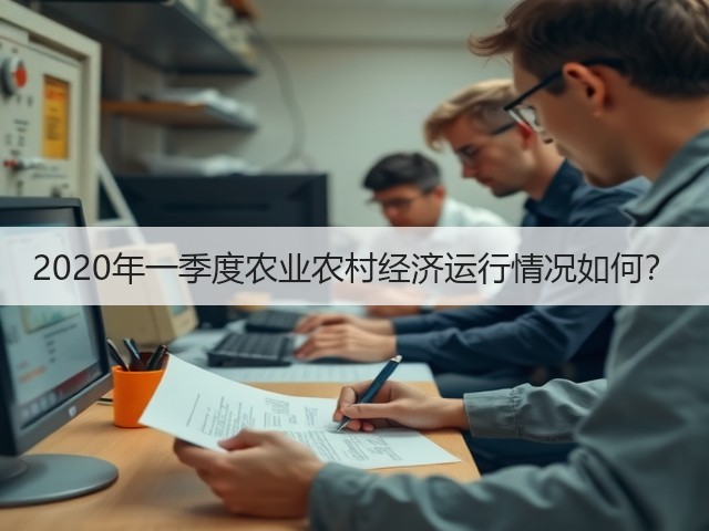 2020年一季度农业农村经济运行情况如何?(图2) 2020年一季度农业农村经济运行情况如何?(图2)