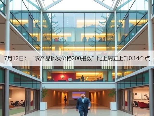 7月12日:“农产品批发价格200指数”比上周五上升0.14个点(图2) 7月12日:“农产品批发价格200指数”比上周五上升0.14个点(图2)