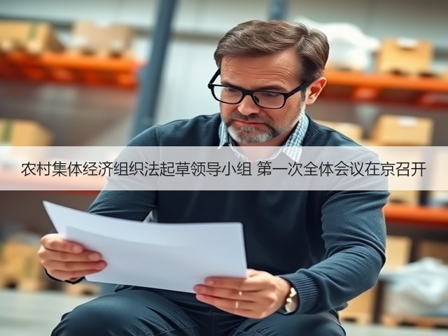 农村集体经济组织法起草领导小组 第一次全体会议在京召开(图3) 农村集体经济组织法起草领导小组 第一次全体会议在京召开(图3)