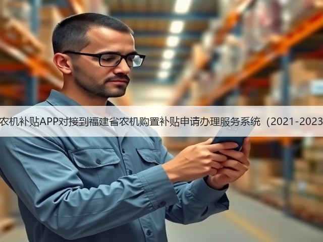 关于福建农机补贴APP对接到福建省农机购置补贴申请办理服务系统(2021-2023)的通知(图1) 关于福建农机补贴APP对接到福建省农机购置补贴申请办理服务系统(2021-2023)的通知(图1)