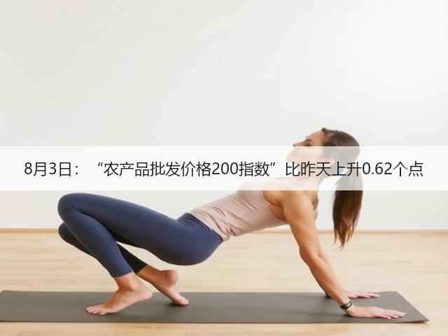 8月3日：“农产品批发价格200指数”比昨天上升0.62个点(图3)