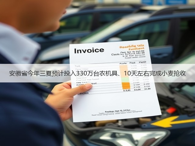 安徽省今年三夏预计投入330万台农机具、10天左右完成小麦抢收(图2) 安徽省今年三夏预计投入330万台农机具、10天左右完成小麦抢收(图2)